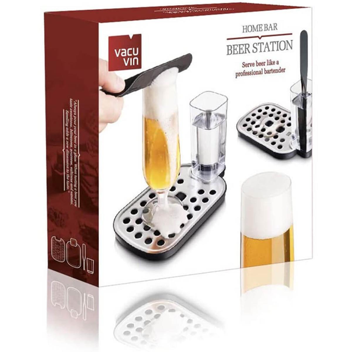 VV-77010606.jpg ESTACION DE CERVEZA VACU VIN DE ACERO INOX. 3 PCS