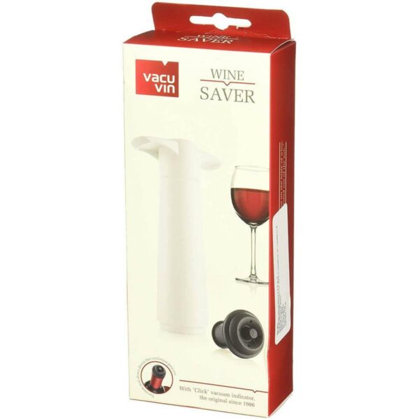 VV-9812606_2.jpg BOMBA AL VACIO VACU VIN 2 TAPONES PARA CONSEVAR VINO COLOR BLANCO