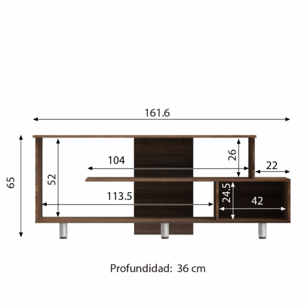 X01M166N_2.png MESA TV DOHA WENGUE MUEBLEFACIL MESA TV DOHA