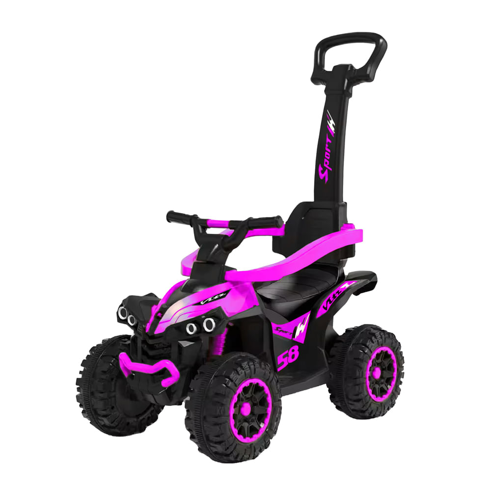 Correpasillo con empujador Rosa YX921AP