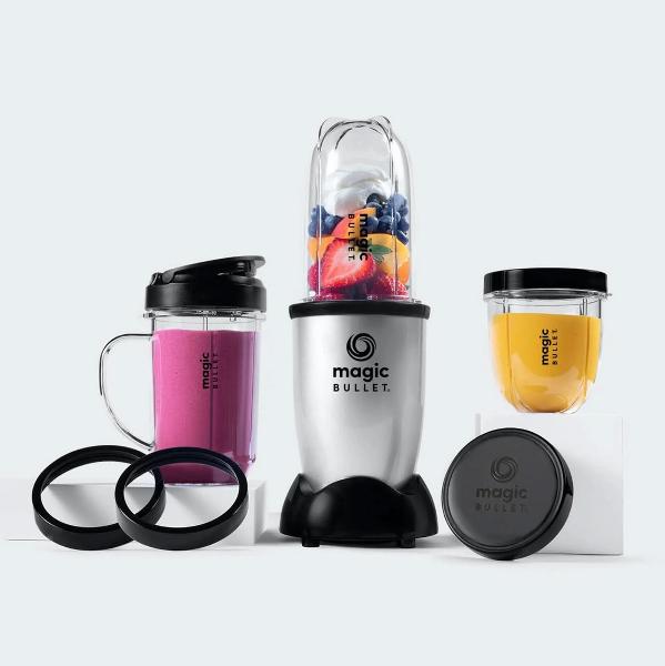 LICUADORA MAGICBULLET 7PCS 250W PLASTICO COLOR PLATA
