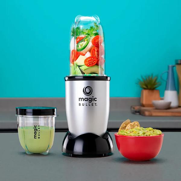 LICUADORA MAGICBULLET 7PCS 250W PLASTICO COLOR PLATA