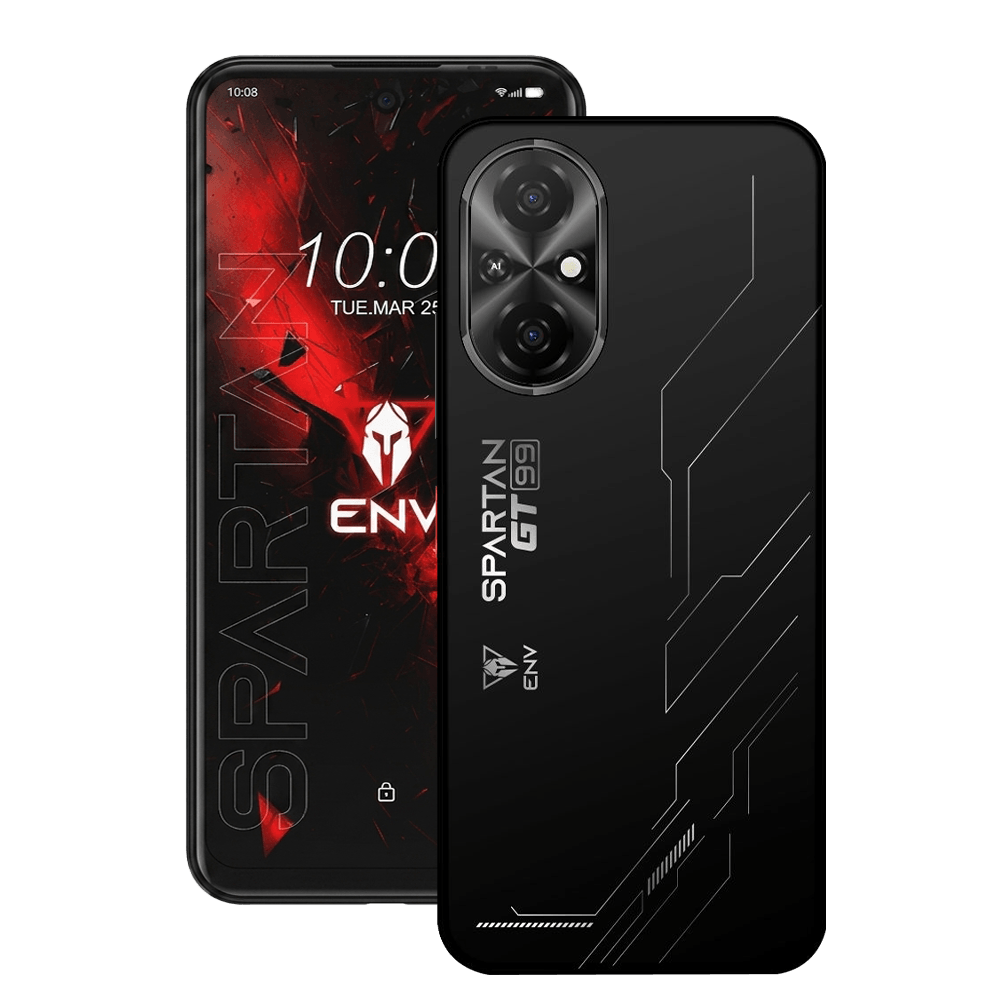 spartan.png Celular ENV Spartan GT99 | 8 GB RAM, 256 GB, Negro, Android, Octa-core NEGRO