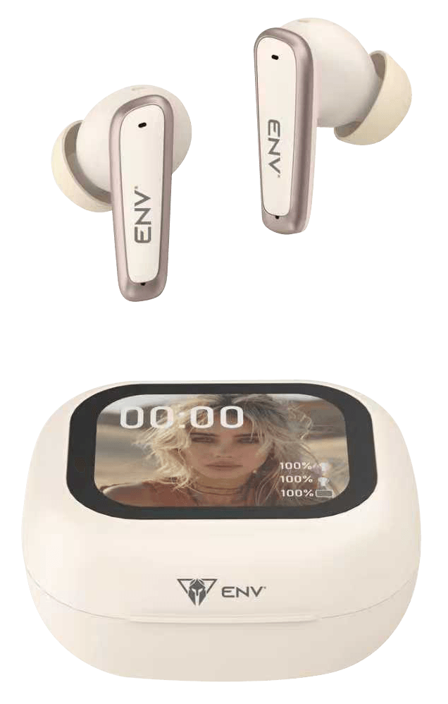 vista-beige-ok-si.png Audífono ENV Pods Vista | Negro, inalámbrico, Bluetooth, con micrófono BEIGE
