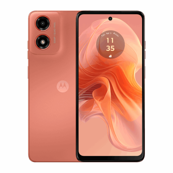 Celular Motorola G04S | 256 GB, 4 GB RAM, Negro, Android NARANJA