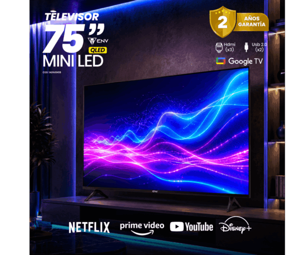 1AENV8408_post-2.png TELEVISOR ENV 75" QLED MINI LED GOOGLE TV TELEVISOR ENV 75 PULG QLED MINI LED GOOGLE TV