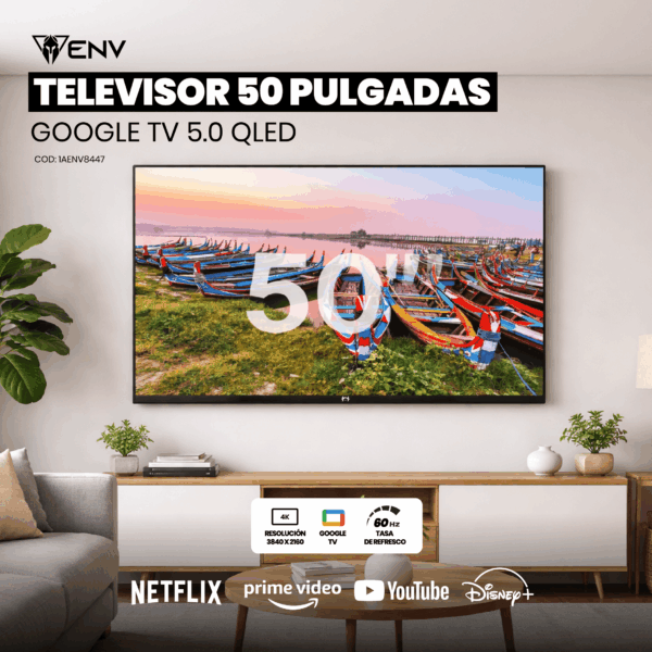1AENV8447-ENV-50-PULGADAS-2.png TELEVISOR ENV 50" 4K QLED GOOGLE TV 5.0