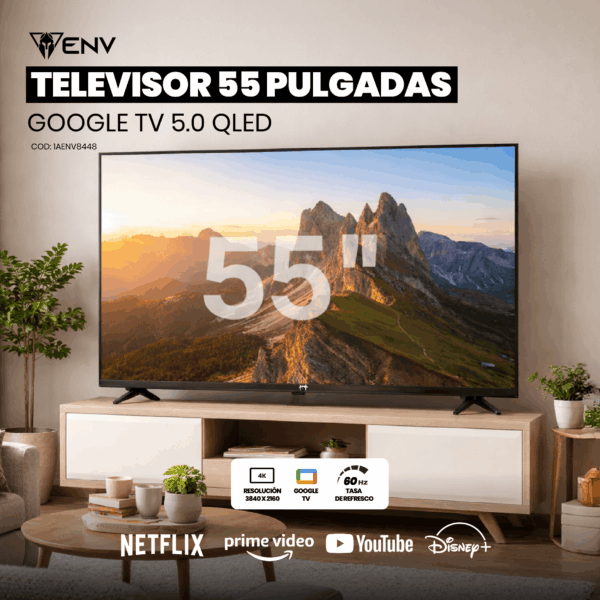 1AENV8448-ENV-55-PULGADAS-2.png TELEVISOR ENV 55" 4K QLED GOOGLE TV 5.0