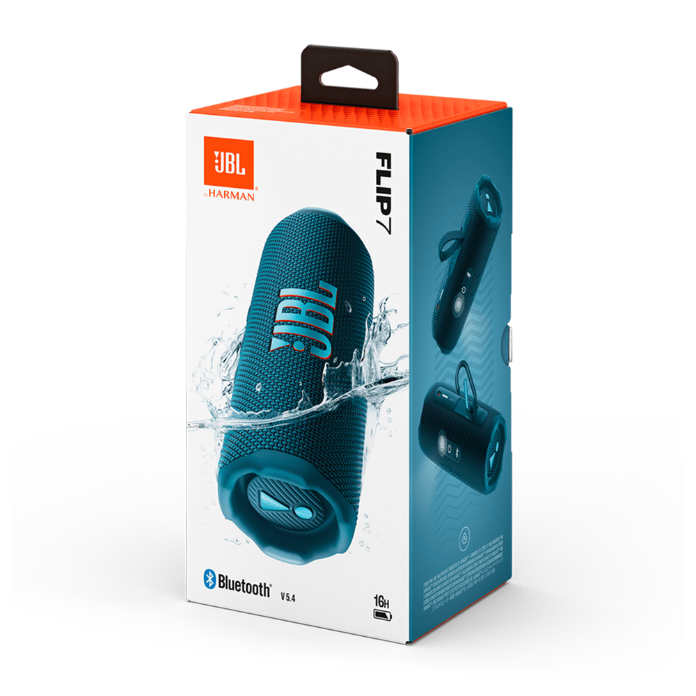 1AJBL8436-4.png Parlante JBL FLIP 7 | 35 W, 14 horas de autonomía, Bluetooth, portátil, color azul AZUL