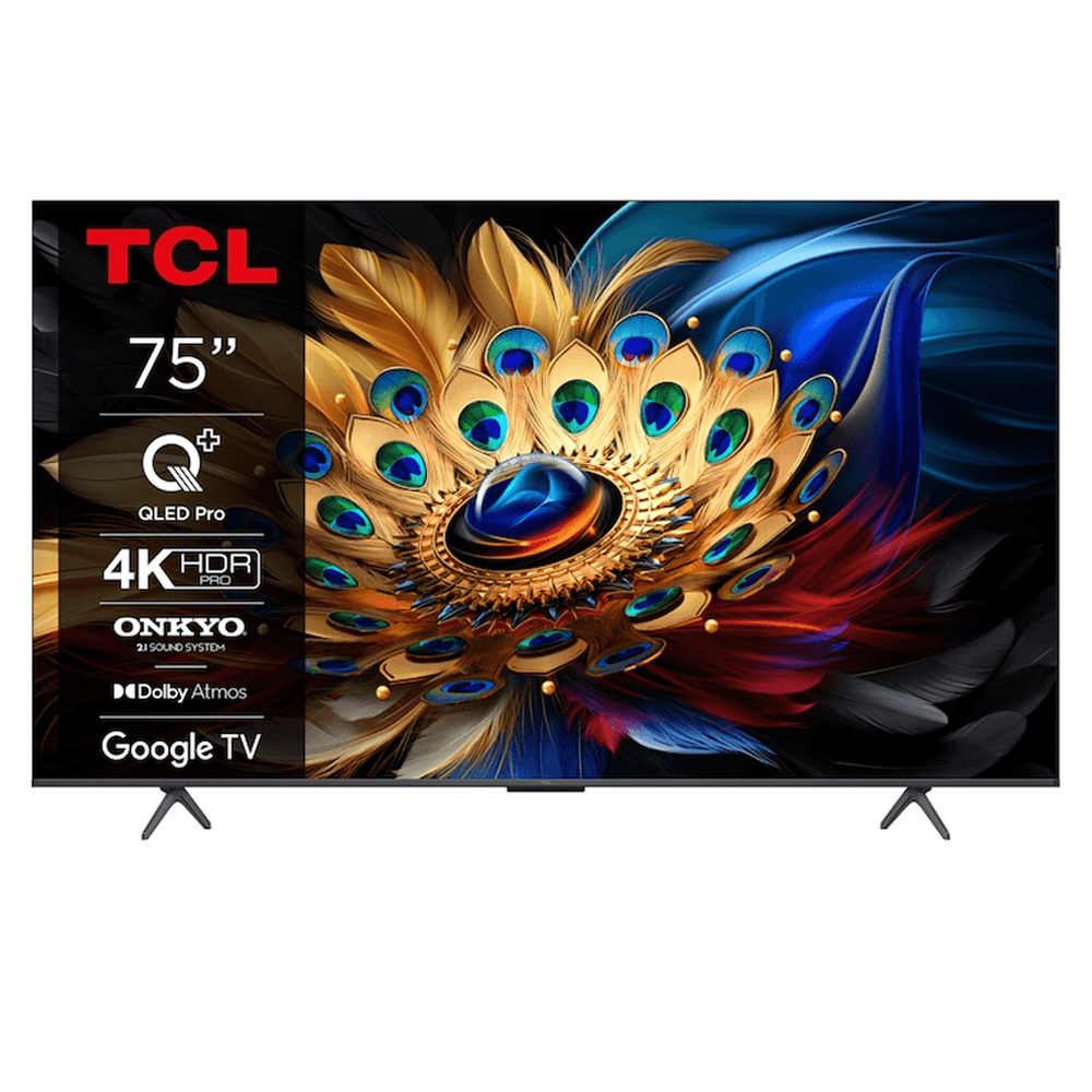 Televisor TCL 75C655 75" QLED 4K | Google TV, Smart, Bluetooth, HDR Televisor TCL 75" QLED 4k Classic