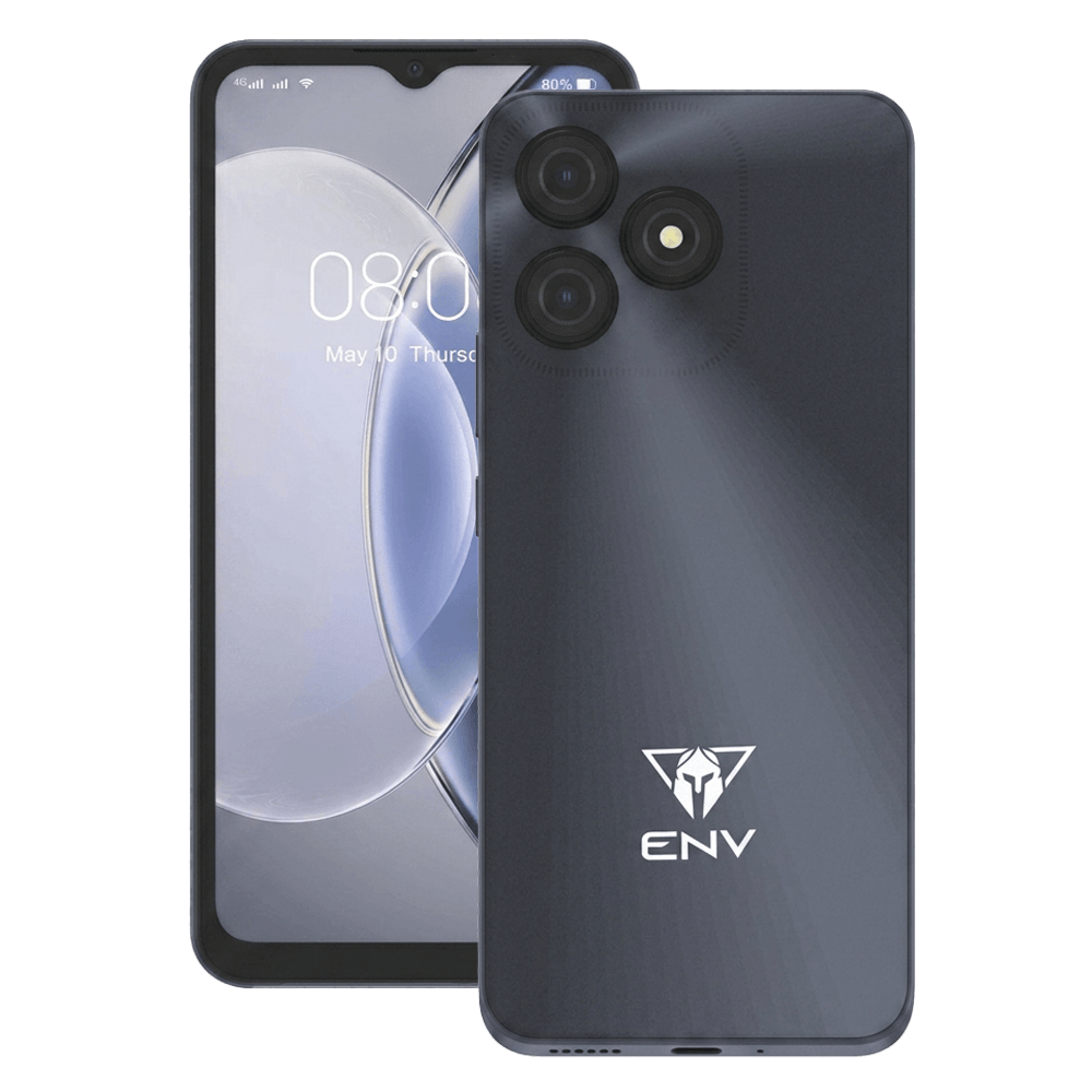 1CENV87-5.png Celular ENV Neo 2 | 64 GB almacenamiento, 4 GB RAM, color negro, dual SIM NEGRO
