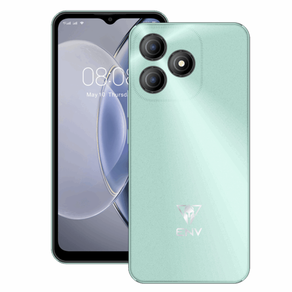 Celular ENV Neo | 128 GB, 4 GB RAM, Negro, DUAL SIM VERDE