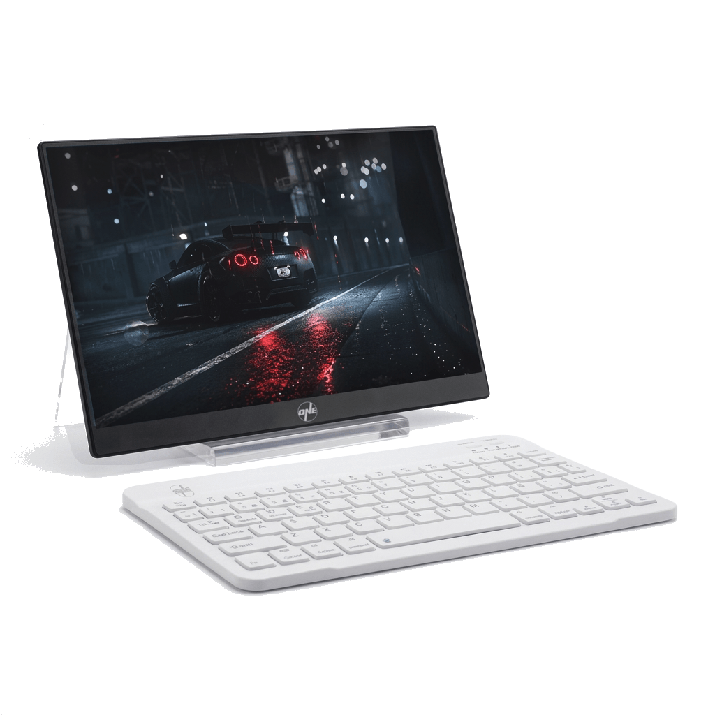 MONITOR PORTABLE ONE 15.6inch INLUYE TECLADO Monitor portatil ENV 15.6PUL VA 60hz negro