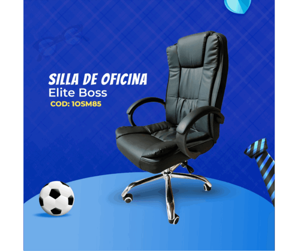 1osm85_-post.png Silla de oficina Elite Boss | Ergonómica NEGRO