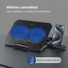 Cooler ENV para Laptop con 2 Ventiladores y LED Azul