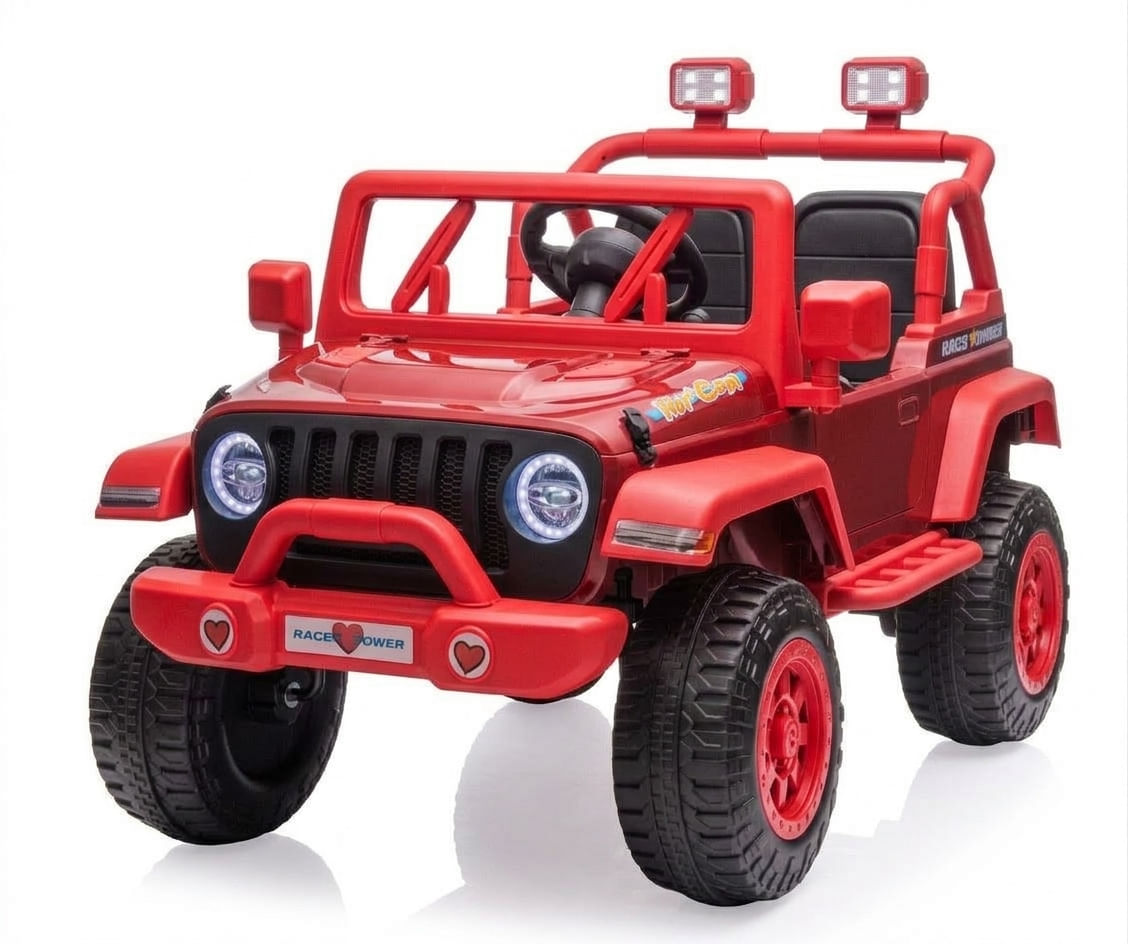 Carrito a Control Remoto ENV Recargable ROJO