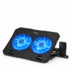 Cooler ENV para Laptop con 2 Ventiladores y LED Azul