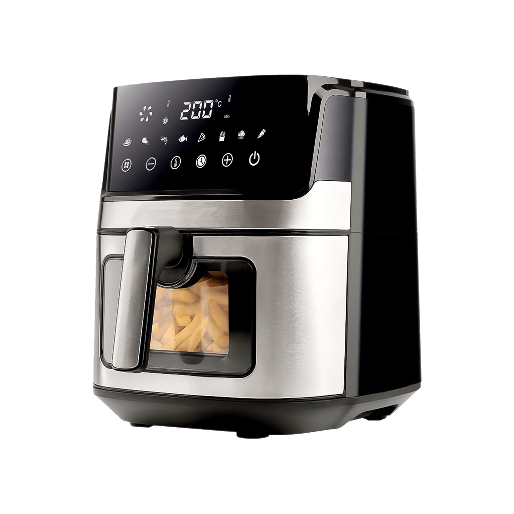 Freidora de aire ONE TTAF-853A 7.5 L 1700 W | Control de temperatura 80 ? a 200 ? con ventana transparente Freidora de Aire ONE 7.5L 1700W