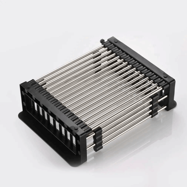Escurridor de platos Generico | Acero inoxidable 12 platos extensible Escurridor plegable para fregadero