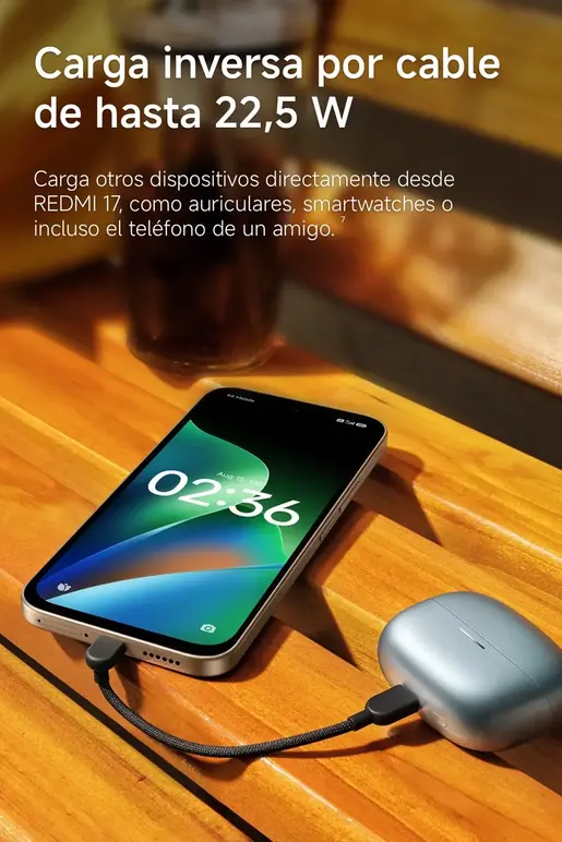 515Wx772H_17930335_4.webp Celular Xiaomi Redmi 17 4GB RAM 256GB Batería 7500 mAh Pantalla 6.9" 120 Hz Azul intenso