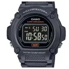Reloj Casio W-219H-8BV Digital Gris Resistente al Agua 50 m con Luz LED