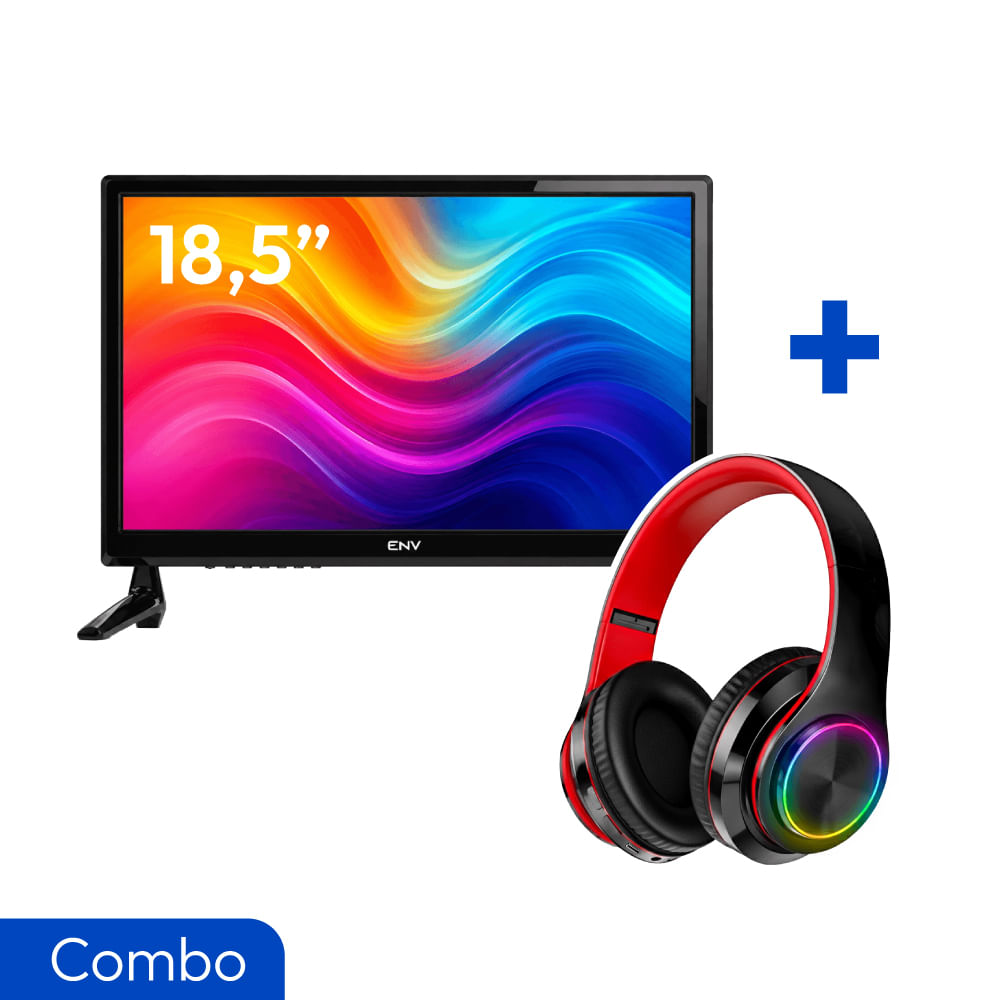 Combo TV Mini Home ENV 18.5" + Audifonos AILERON