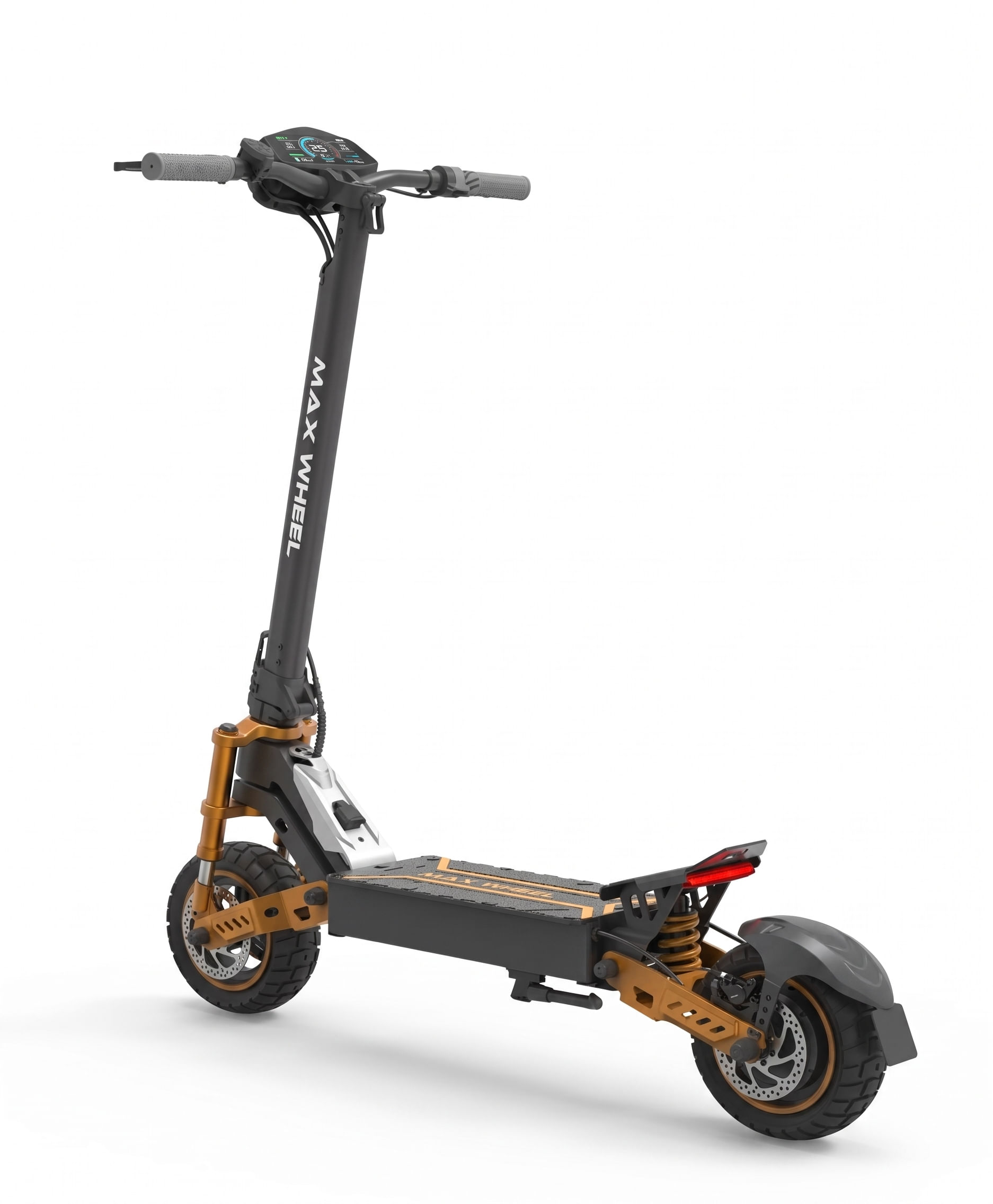 Scooter Eléctrico ENV Lusso GT F1 800W Pico – 20 km/h, Doble Suspensión y Llantas Todoterreno