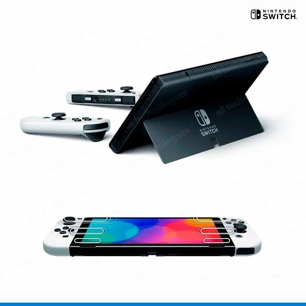 Consola Nintendo Switch OLED 64GB – Pantalla OLED de 7 Pulgadas