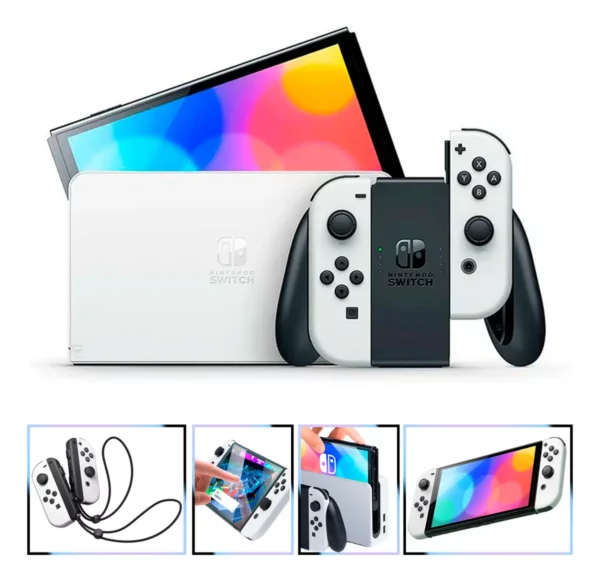 image-9ea7080674e9405bbbdbf7640811e7cd.webp Consola Nintendo Switch OLED 64GB – Pantalla OLED de 7 Pulgadas